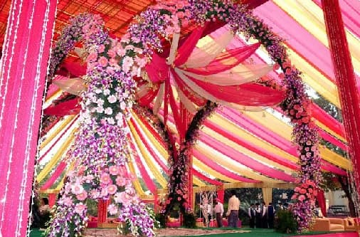 Reception decoration